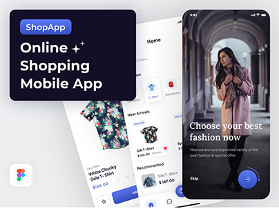 ShopApp Online Shopping Mobile App Ui Concept