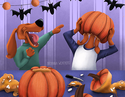 Halloween Digital Illustrations
