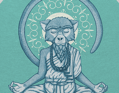 Monkey Zen - Illustration