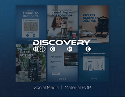 Discovery Home | Social media - POP