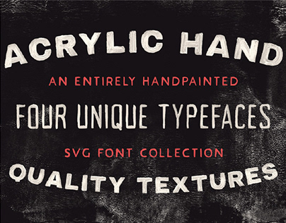 ACRYLIC HAND THICK - FREE STRONG & BOLD SVG FONT
