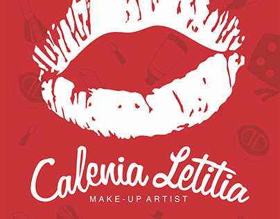 RE-LOGO CALENIA LETITIA MAKE UP ARTIST VISUAL IDENTITY