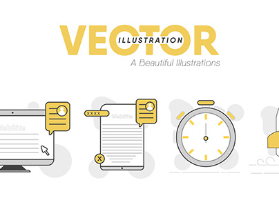 Basic Simple Creative Vector Illustrations