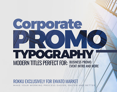 Corporate Promo Typography