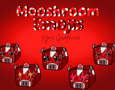 Custom Mooshroom Emojis (Minecraft)