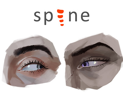 Spine 2D animation - eye interactions