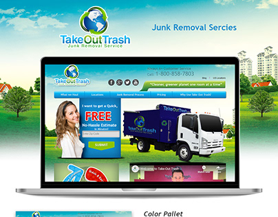Take Out Trash Website Design https://takeouttrash.com