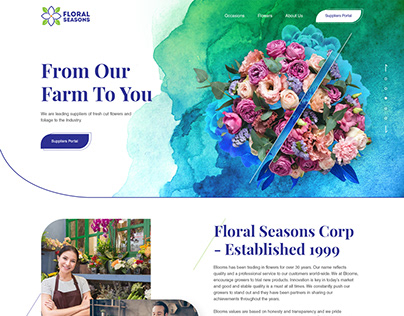 Floral Website Design