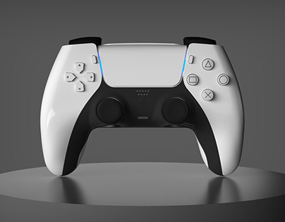 PlayStation 5 DualSense controller CAD model