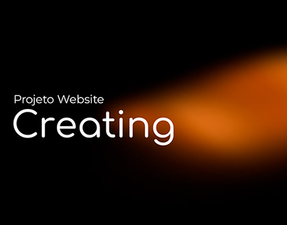 Projeto Web Design - Protótipo Website - Creating