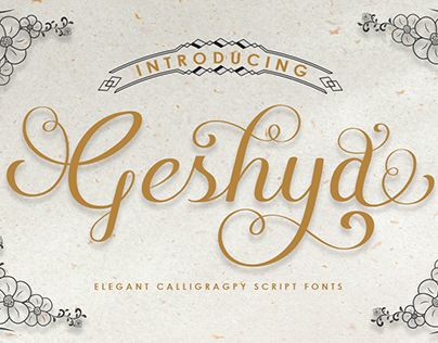 Geshya Script Font
