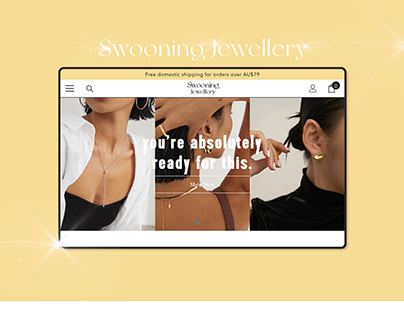 Swooning Jewellery - Jewellery Website.