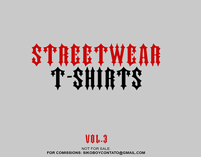 Streetwear T-shirts Vol.3