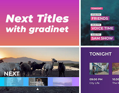 Next Titles with Gradient