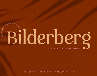 Bilderberg Beauty Serif Font