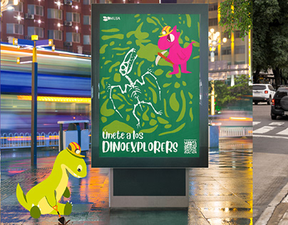 Dinoexplorers/Ana Rey y Grym Studio/Campaña