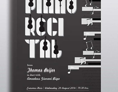 Piano Recital Poster