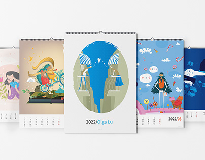 Calendar 2022: design and illustrations