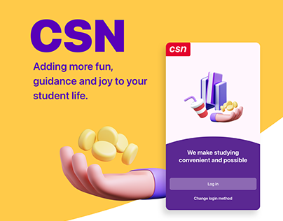 CSN app - UX UI Case study