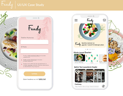 Fuudy App Re design UX/UI Case Study - Userspots2023