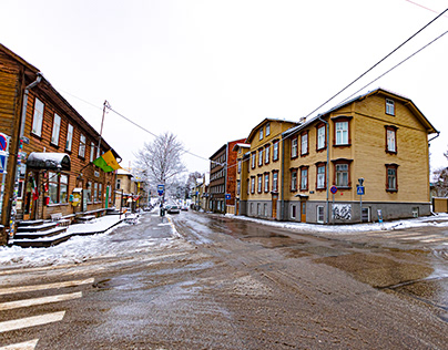 snowy estonia
