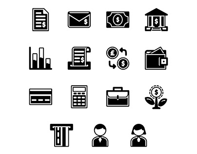 business and management iconset solidstyle 32px