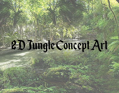 2D Jungle Concept Art