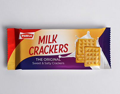 Milk Crackers Packaging Design