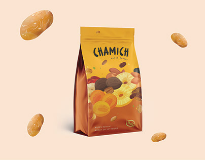 "Chamich" dried fruits packaging