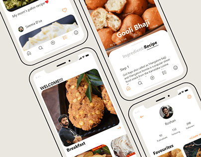 Xtra Flavors (Food Recipe mobile application)