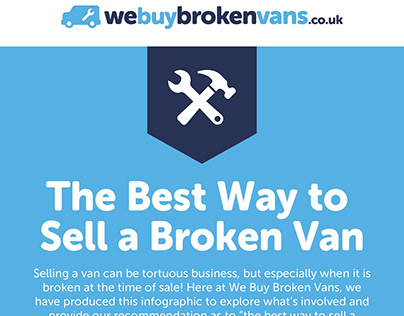 best ways to sell a broken van infographic