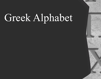 Greek Alphabet Book Jacket