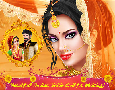 Indian Bride Doll Salon For Wedding