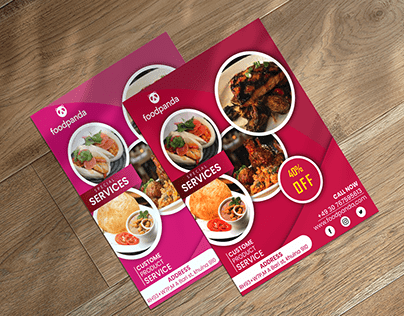 Food Panda brochure design
