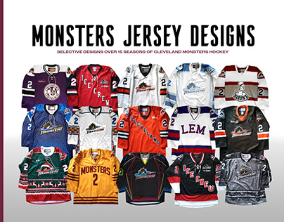 Cleveland Monsters Jersey Designs