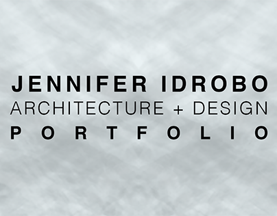Architecture + Design Portfolio