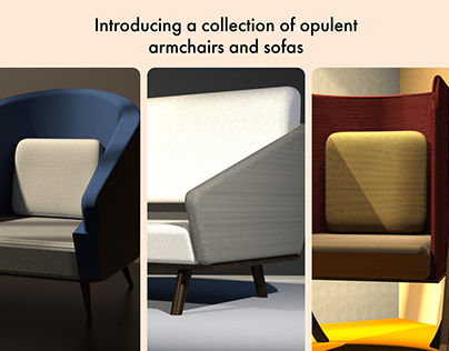 Project thumbnail - Collection of armchairs and sofas