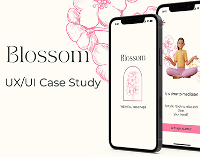 Project thumbnail - Blossom – Eating disorder app – case study