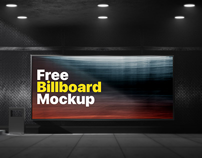 Subway Billboard Mockup FREE Download