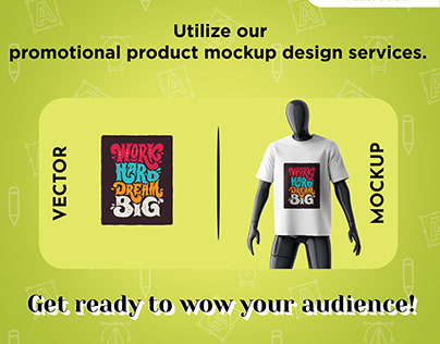 Utilize our promotional product design&mockup services