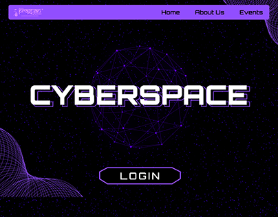 Website UI - Cyberspace Theme