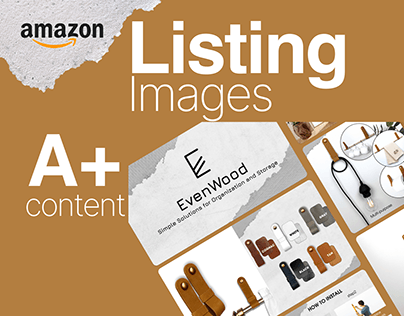 Amazon Listing Images & A+Content | Rod Holders Tan