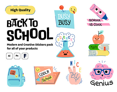 School Stickers Pack