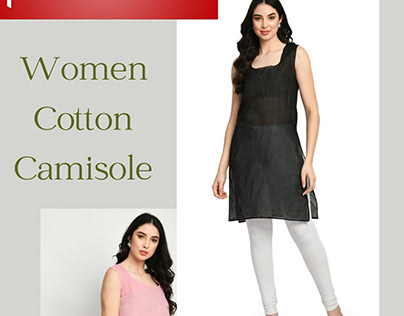 Women Cotton Camisole Combo at 499/-
