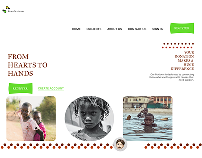 African Foundation Landing page