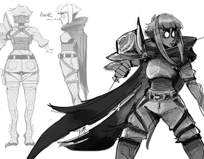 The Huntress - Character Concept Art