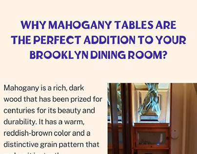 Mahogany Tables in Brooklyn