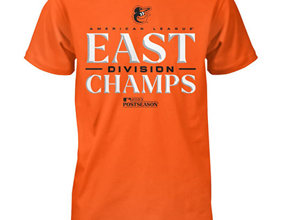 Baltimore Orioles AL East Champions T Shirts