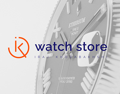 IK watch store brand identity