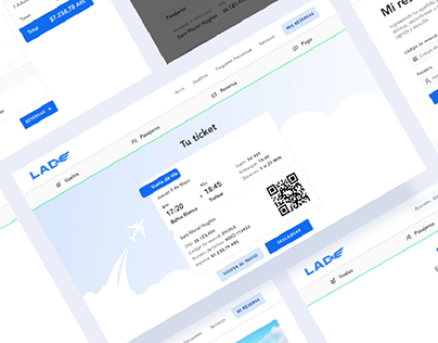 LADE Ux/Ui redesign / Airline website case study